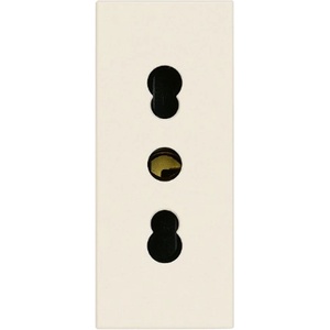 Vimar 30203. C Контакт SICURY Linea, 2P+E 16A P17/11 250 V~, ит. стандарт, детска защита, 1М, Canvas, (VM30203.C)