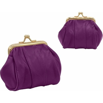 Peňaženka kožená dámska vintage Purple