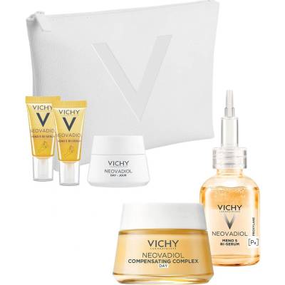 Vichy Neovadiol Комплект - Серум Meno 5 BI и Дневен крем за суха кожа Compensating Complex, 30 + 50 ml