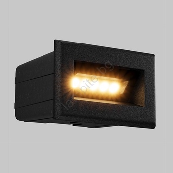 Maytoni O045SL-L3B3K-LED Екстериорна лампа за вграждане BOSCA LED/3W/230V IP65 черен (W4528)
