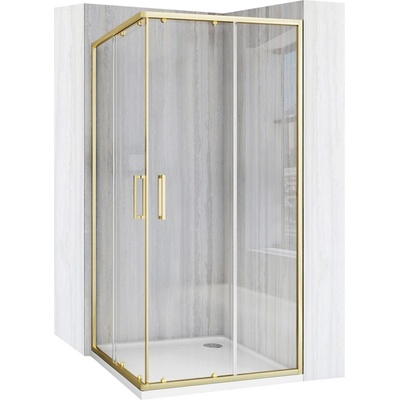 REA Sprchovací kút City 90x90 Gold Bez sprchovej vaničky REA-K6443