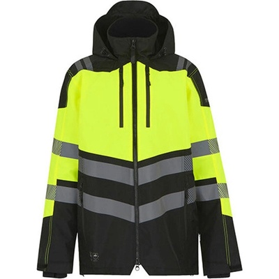 Regatta HI-VIS vodeodolná bunda TRW550 Black/Yellow