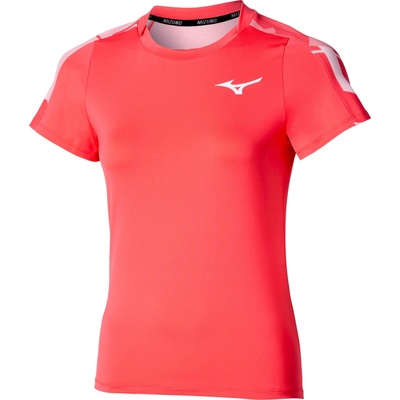 Mizuno Dámske tričko Daybreakers Printed SS Tee W Calypso Coral