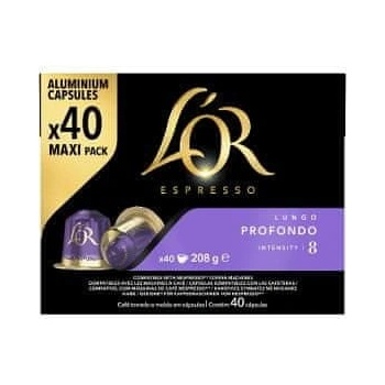 L'Or Profondo 40 ks kapslí kompatibilní s kávovary Nespresso