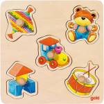Goki Пъзел с дръжки Goki - Играчки (57545) - baby