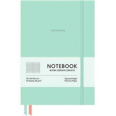 Shkolyaryk Publishing House Тетрадка, A5, карирана, 96 страници, мека подвързия, SHKOLYARYK "Genius", тюркоаз A5-7110K (A5-7110K)