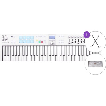 Arturia KeyLab Essential 61 mk3 SET Миди клавиатура Alpine White (KEYLAB-ESSENTIAL-61AWH-MK3-SET)