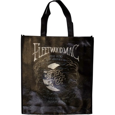 RukaHore Taška Fleetwood Mac Eco Shopper: Sisters Of The Moon Black Back Print Čierna