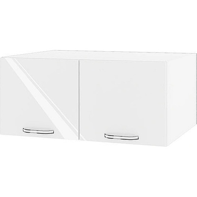 ИРИМ Горен кухненски шкаф Сити БФ-Бяло гланц-05-112 80 см