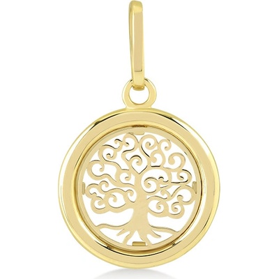 Lillian Vassago Zlatý přívěsek strom života LLV06 GP036