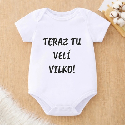 Handel Detské body Teraz tu velí [MENO]! biela
