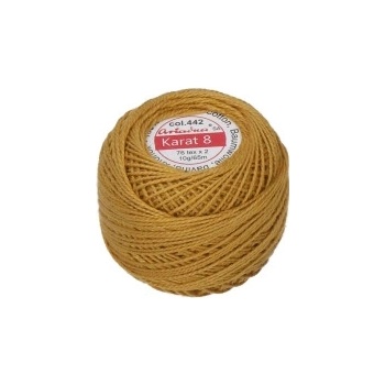 Háčkovacia priadza Karat 8 10 g - 1728