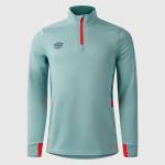 Umbro Men's Baselayer Top - Aqua Haze