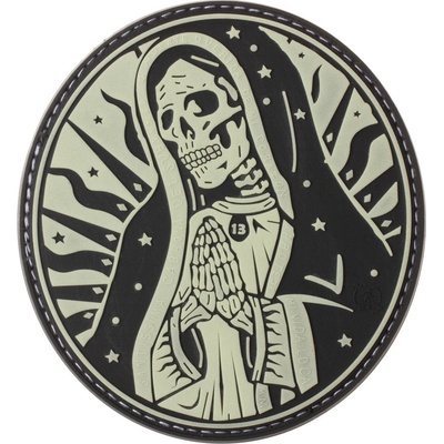 JTG Nášivka gumová JTG Santa Muerte Rubber Patch, Glow