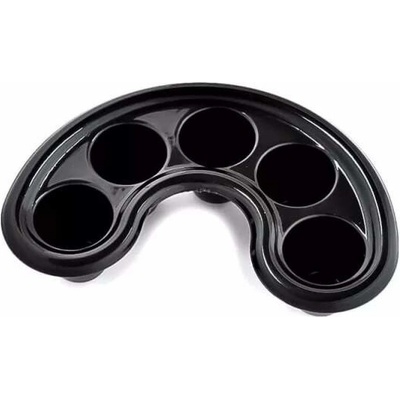 Starnails Miska na manikúru odstranění gel laku černá