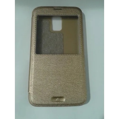 Samsung Страничен тефтер за Samsung Galaxy S5/S5 Neo златен
