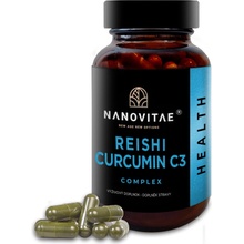 Nanovitae REISHI CURCUMIN C3 COMPLEX 80 kapslí