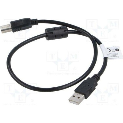 Lanberg CA-USBA-11CC-0005-BK USB - A (M) na USB - B (M), 0.5m, černý