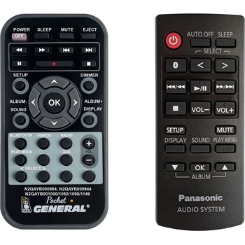 GENERAL Panasonic n2qayb001261, rx-d550, rx-d552 - дистанционно управление дубликат (n2qayb001261, rx-d550, rx-d552)