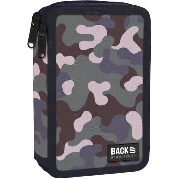 DERFORM Ученически несесер с пособия Derform BackUp - Camouflage, 2 ципа (88782)