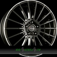 AVUS Racing AC-M03 7,5x18 4x100 ET36 black polished Lip