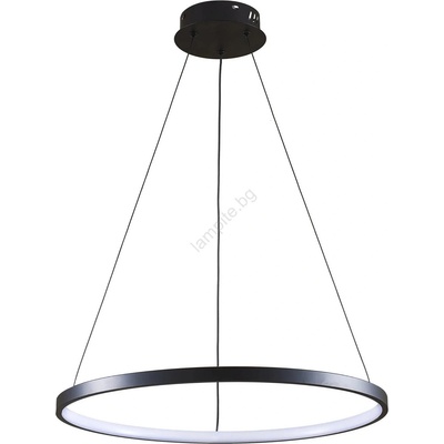 Polux Led Пендел lea led/20w/230v 4000k Ø 50 см черен (sa2267)