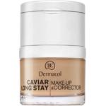 Dermacol Caviar Long Stay Make-Up & Corrector фон дьо тен с екстракт от хайвер и коректор за несъвършенства 3 Nude 30 ml