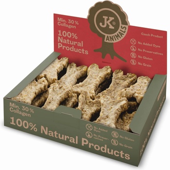 JK ANIMALS Kosť Natural s pestrecom a tekvicou 27 ks 10 cm 650 g
