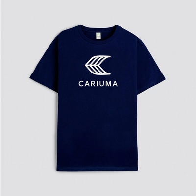Cariuma T Shirt Navy with Off White Logo