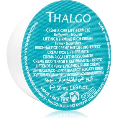 Thalgo Silicium Lifting and Firming Rich Cream богат крем с лифтинг ефект резервен пълнител 50ml