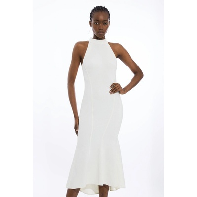 Karen Millen koktejlové šaty klasického strihu midi
