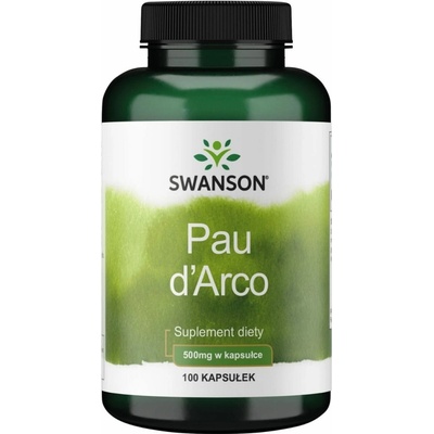 Swanson Pau d'Arco 500 mg 100 kapslí