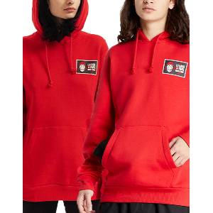 Reebok x La Casa de Papel Hoodie Red - dress4less