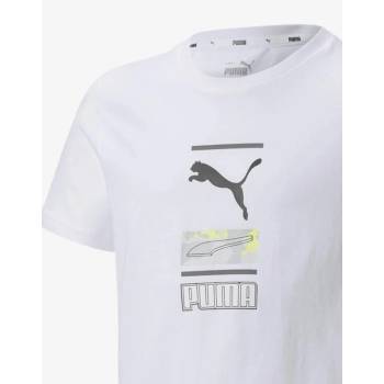 PUMA Alpha Graphic Tee White