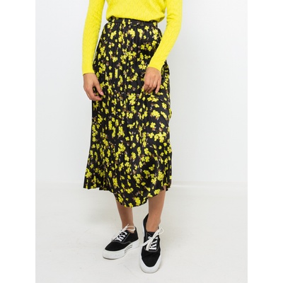 CAMAIEU Черно-жълта щампована макси пола CAMAIEU CAMAIEU | Cheren | ЖЕНИ | XL