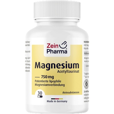 Zein Pharma Магнезиев ацетилтаурат - 30 вег. капсули