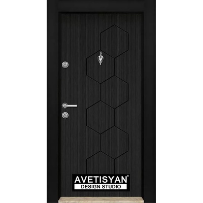 Haska Блиндирана врата Parkdor 04 Черна перла (цена без монтаж)