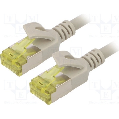 Digitus DK-1624-A-030S Patch, U/FTP, 6a, lanko, Cu, LSZH, 3m, šedý