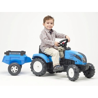 FALK Šliapací traktor Landini s vlečkou