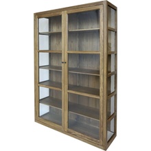 Chic Antique Marseille 150 x 40 x 196 cm Přírodní prosklená