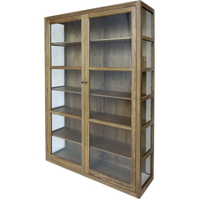 Chic Antique Marseille 150 x 40 x 196 cm Přírodní prosklená – Zboží Dáma
