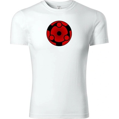 Naruto tričko Eternal Mangekyo Sharingan Madara bílá