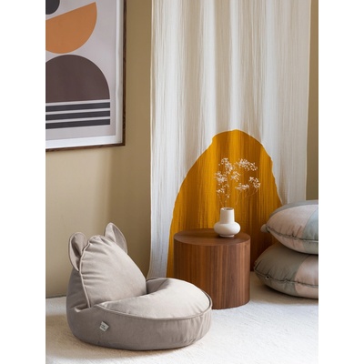 Wigiwama Detské kreslo Dusty Beige Bear Beanbag WGM-002-3