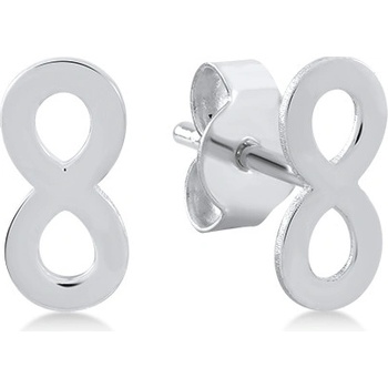 Lillian Vassago zlaté kôstkové náušnice nekonečno LLV22-GER128W