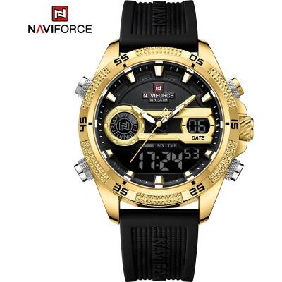 Naviforce Часовник naviforce he-38632 - Черен / Златен kp38632