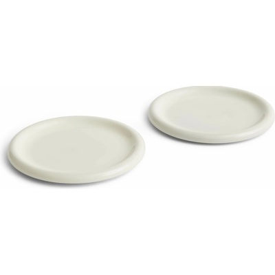 HAY Tanier Barro Plate Off-white 24 cm set 2 ks