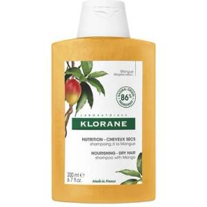 Klorane Mango подхранващ шампоан за суха коса 200 мл