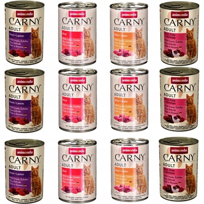 Animonda Carny Adult mix s hovädzím 6 x 800 g