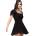 KILLSTAR дамска рокля (мини) KILLSTAR - CELESTIAL NIGHT OFF THE SHOULDER - Black - KSRA015036