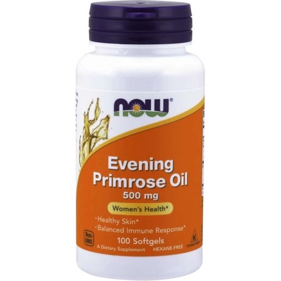 Now Foods Evening Primrose Oil Pupálkový olej 100 kapslí